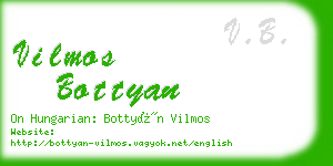 vilmos bottyan business card